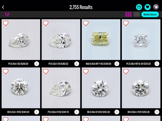Diamonds By Siag iPad screenshot 4 - Shopping app