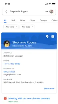 Google Cloud Search iphone bilder 3