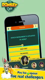 donkey quiz: india's quiz game iphone screenshot 1