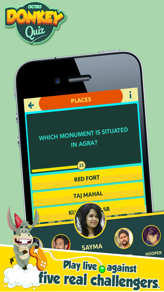 Donkey Quiz: India's Quiz Game - 3.43 - (iOS)