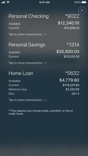 7 17 CU Mobile Banking screenshot 1