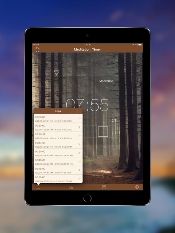 Meditation Timer Pro for iPad screenshot-3