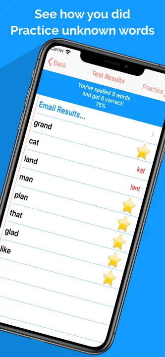 Spelling Notebook: Screenshot 5 von 5