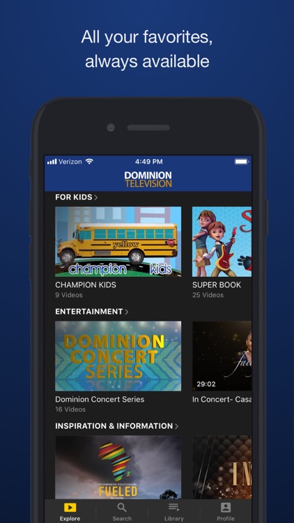 Dominion TV On Demand