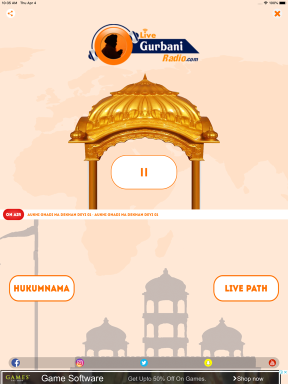 Screenshot #5 pour Live Gurbani Radio