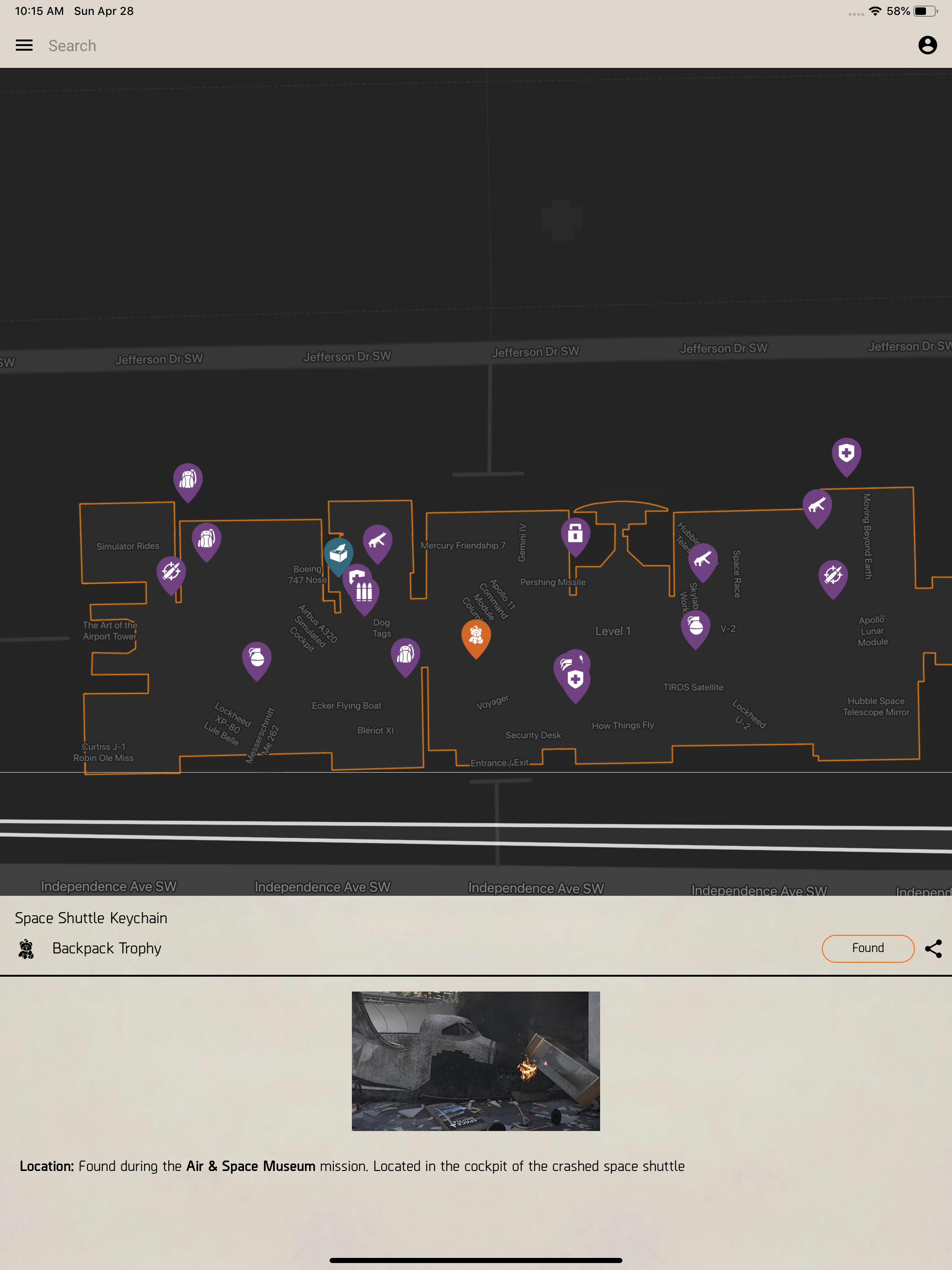 Unofficial Map for Division 2