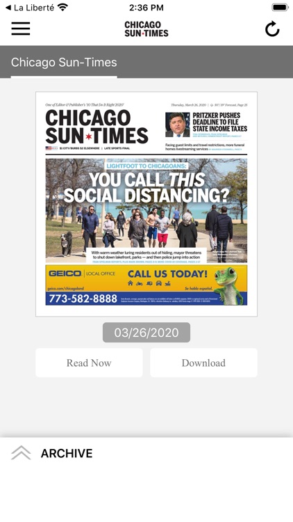 Chicago Sun-Times: E-Paper