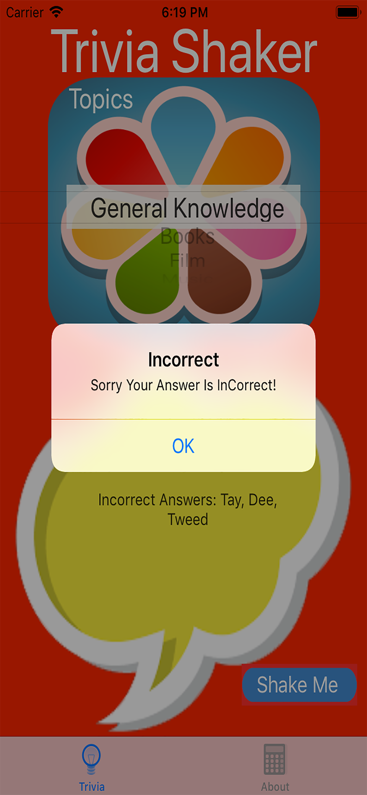 TriviaShaker screenshot 4