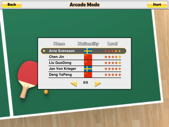 Virtual Table Tennis HD iPad app afbeelding 6