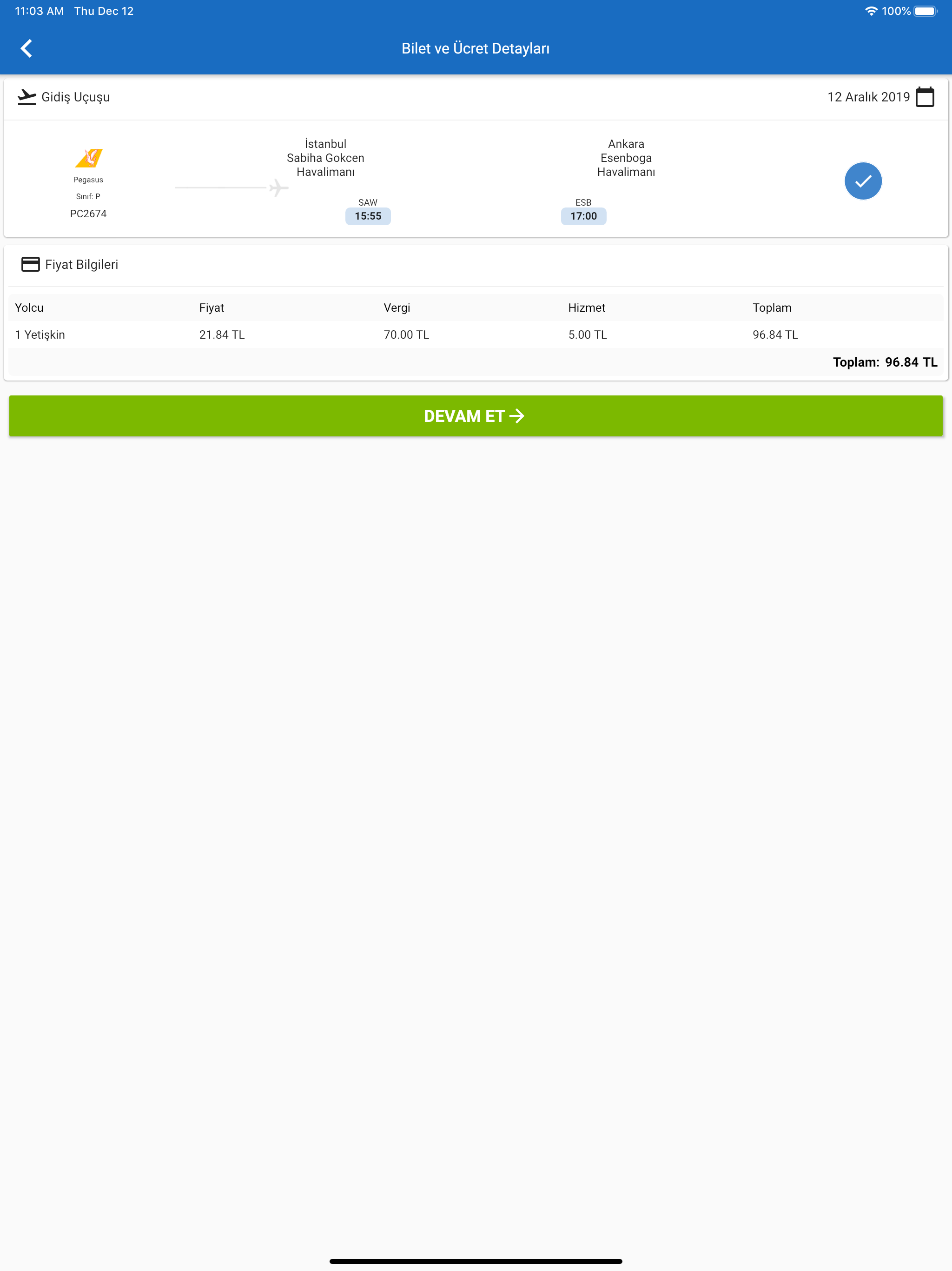 BiletBayisi - Uçak Bileti screenshot 10