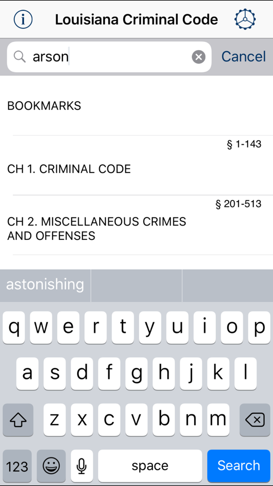 LA Criminal Code 2022 - 22.05 - (iOS)