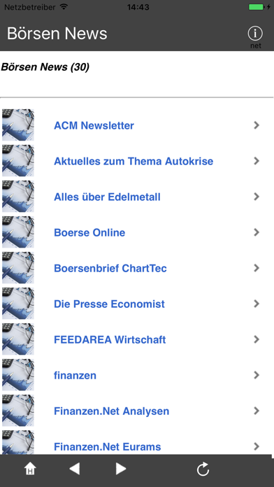 Screenshot #1 pour Börsen News