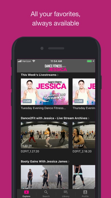 Dance Fitness with Jessica Screenshot