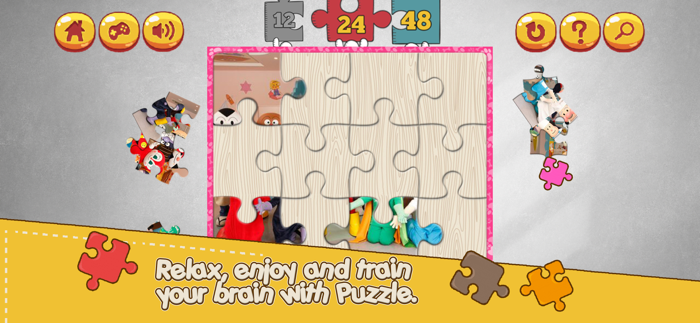 Lively Anpanman Jigsaw Puzzle