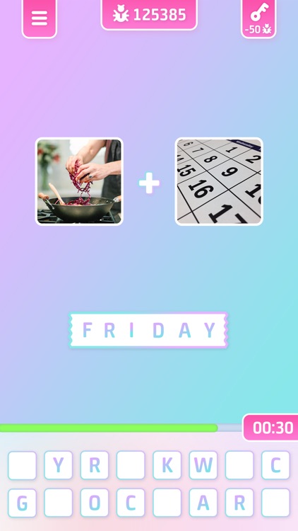 Pics 2 Word Combine Puzzle