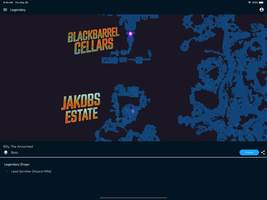 Unofficial Map for BL3 iPad screenshot 6 - Entertainment app