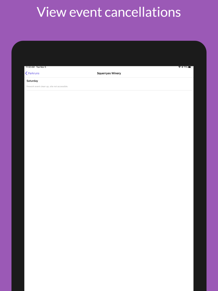 5K parkrunner results