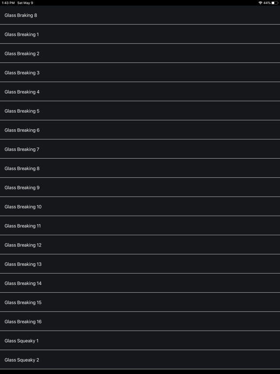Screenshot #5 pour Glass Breaking Sound Effects