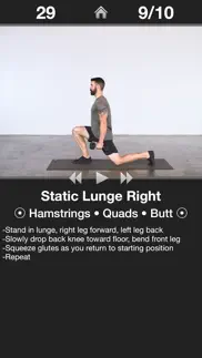 daily leg workout iphone screenshot 2