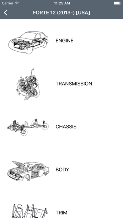 Screenshot #2 pour Kia Car Parts Diagrams