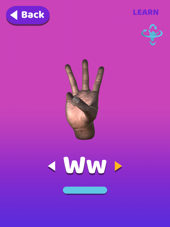 Hands On ASL iPad screenshot 1 - Education app