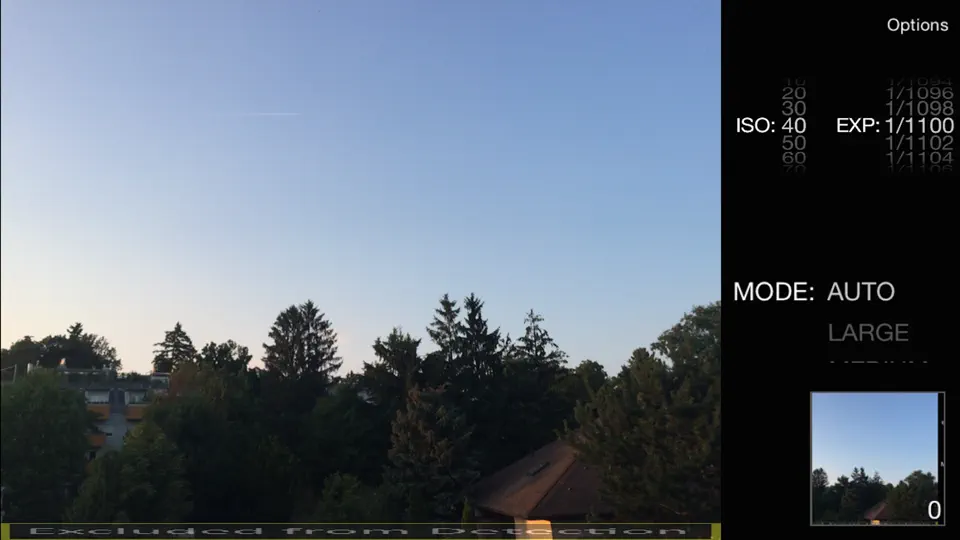 Capture d'écran de ILightningCam 2 sur iPhone 5