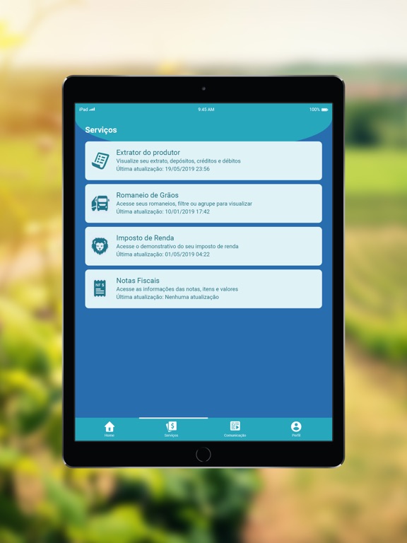 C.Vale Coop. Agroindustrial iPad screenshot