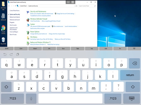 dualmon Remote Access iPad screenshot 1 - Business app