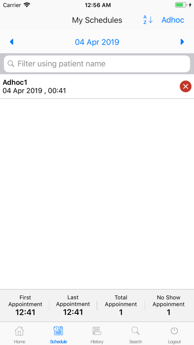 Datamatrix iPhone screenshot 4 - Medical app