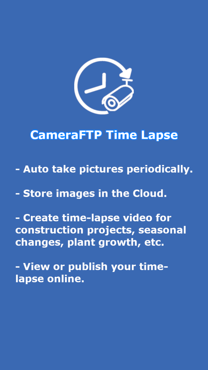 CameraFTP Time Lapse
