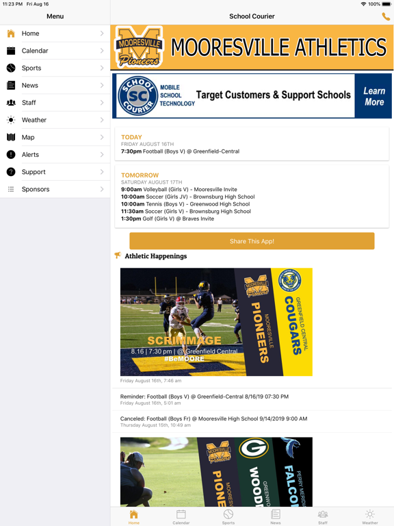 Screenshot #5 pour Mooresville Athletics Indiana