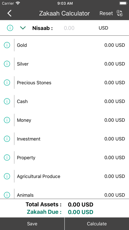 #2. Zakat Calculator for Muslims (iOS) 由: ImranQureshi.com