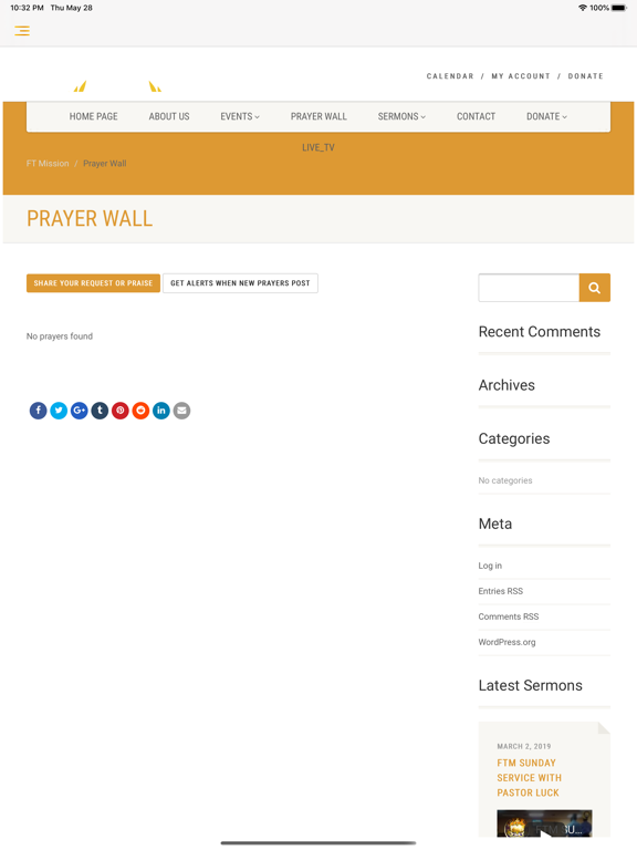 Screenshot #4 pour Faith Tabernacle Mission