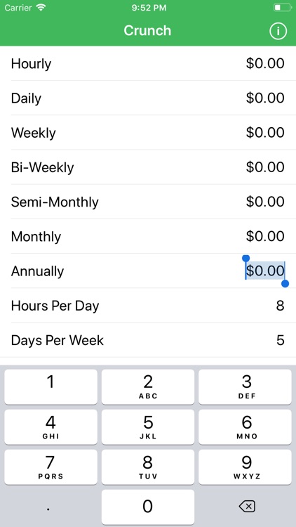 Crunch Salary/Wage Calculator
