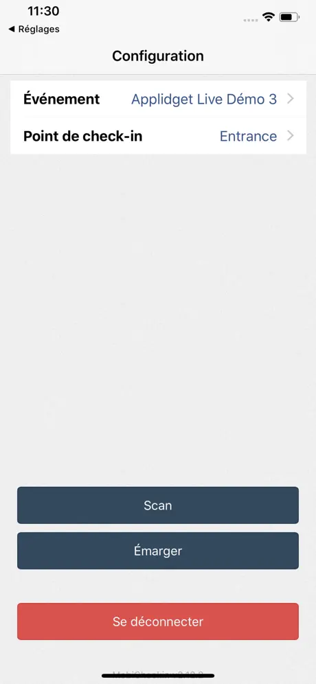 Eventmaker Check-in