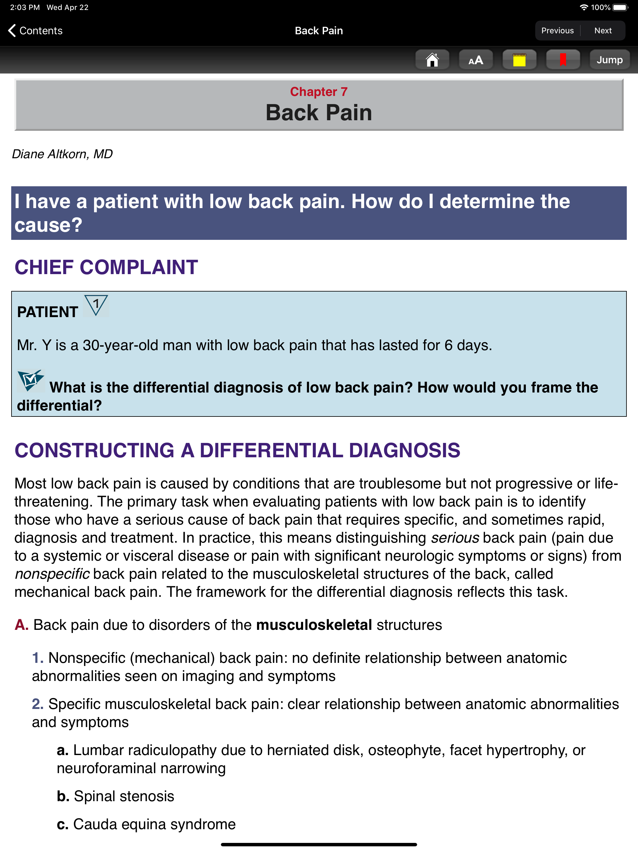 Symptom to Diagnosis 4/E