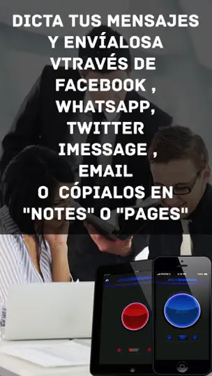 Captura de pantalla de Dictado De Voz Reconocimiento en iPhone 4