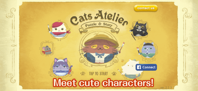 Cats Atelier: Painting Puzzle Screenshot