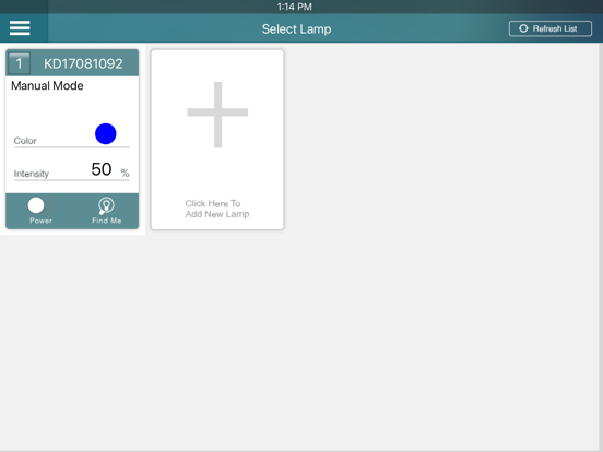 Screenshot #4 pour Kessil AP700 Controller(PAD)