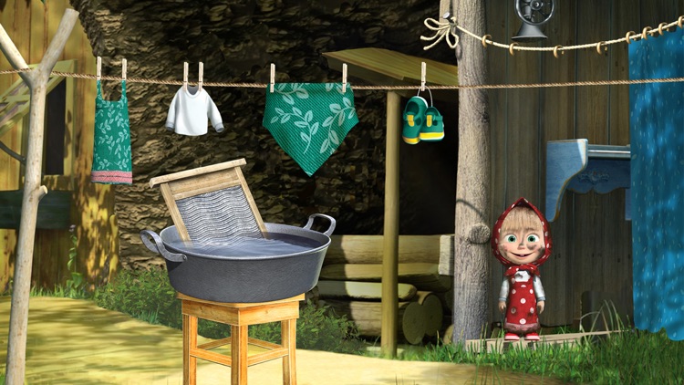 Masha and the Bear Clean House