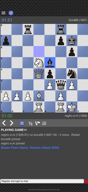Play online chess at chess tempo