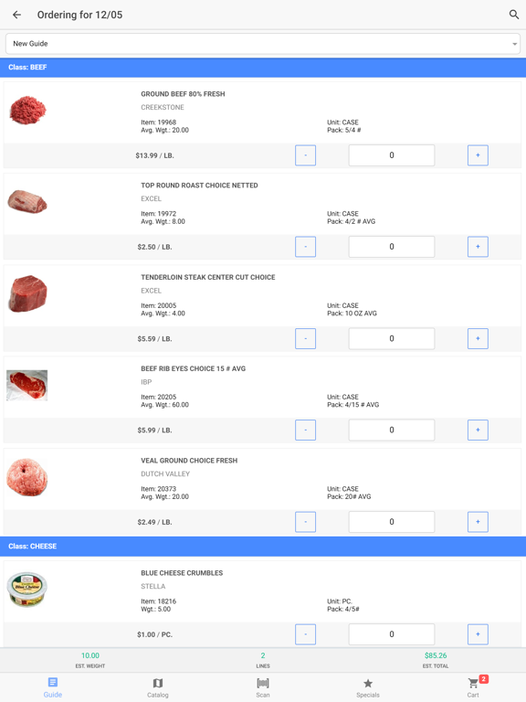 Athena Farms Mobile iPad screenshot 2 - Business app