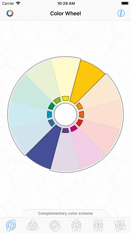 Color Wheel - Basic Schemes screenshot 2 of 3