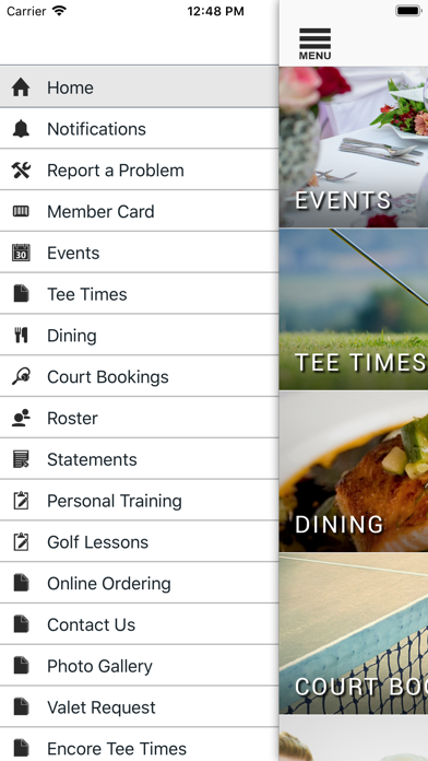 ClubHouse Online Mobile App Screenshot