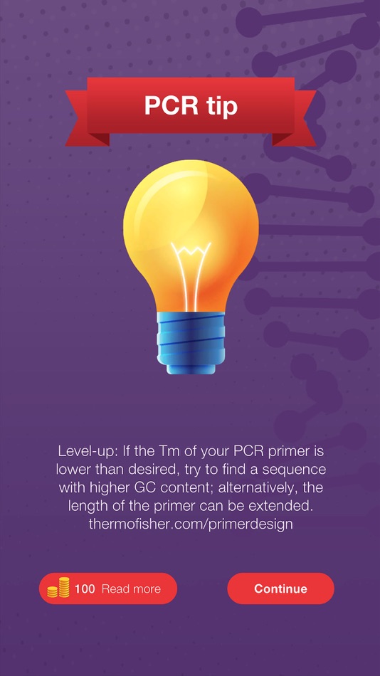 #4. PCR Quest – PCR Match Lab Game (iOS) 由: Thermo Fisher Scientific