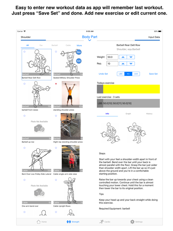 Screenshot #6 pour iGymTrack
