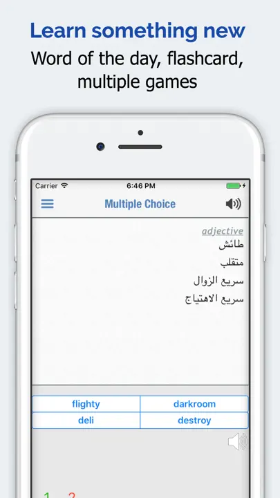 Arabic Dictionary + iPhone Ekran Görüntüsü 5