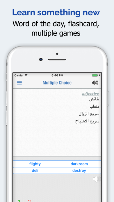 Arabic Dictionary + Screenshot