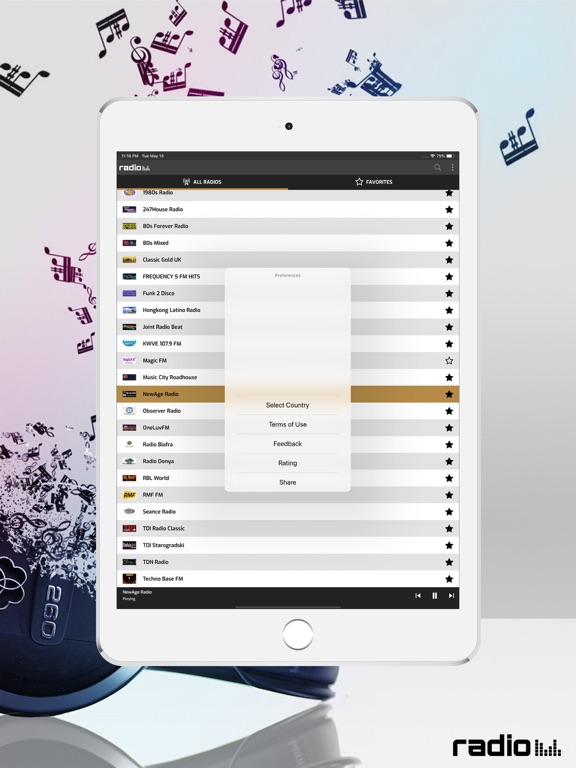 Screenshot #6 pour Radio - World Radios