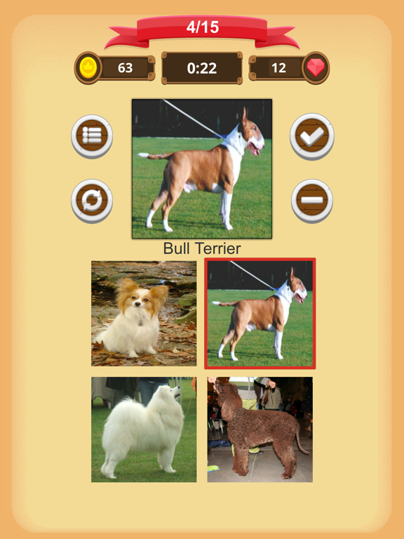 Dogs - Quiz iPad screenshot
